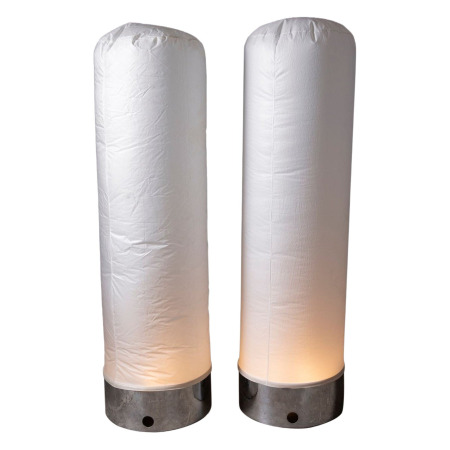 Rare "Parachute" prototype lamps by Marc Lepage for Knoll